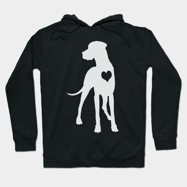 Adore Great Danes Hoodie by Psitta